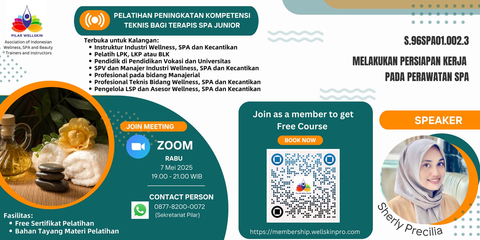 WEBINAR MELAKUKAN PERSIAPAN KERJA PADA PERAWATAN SPA