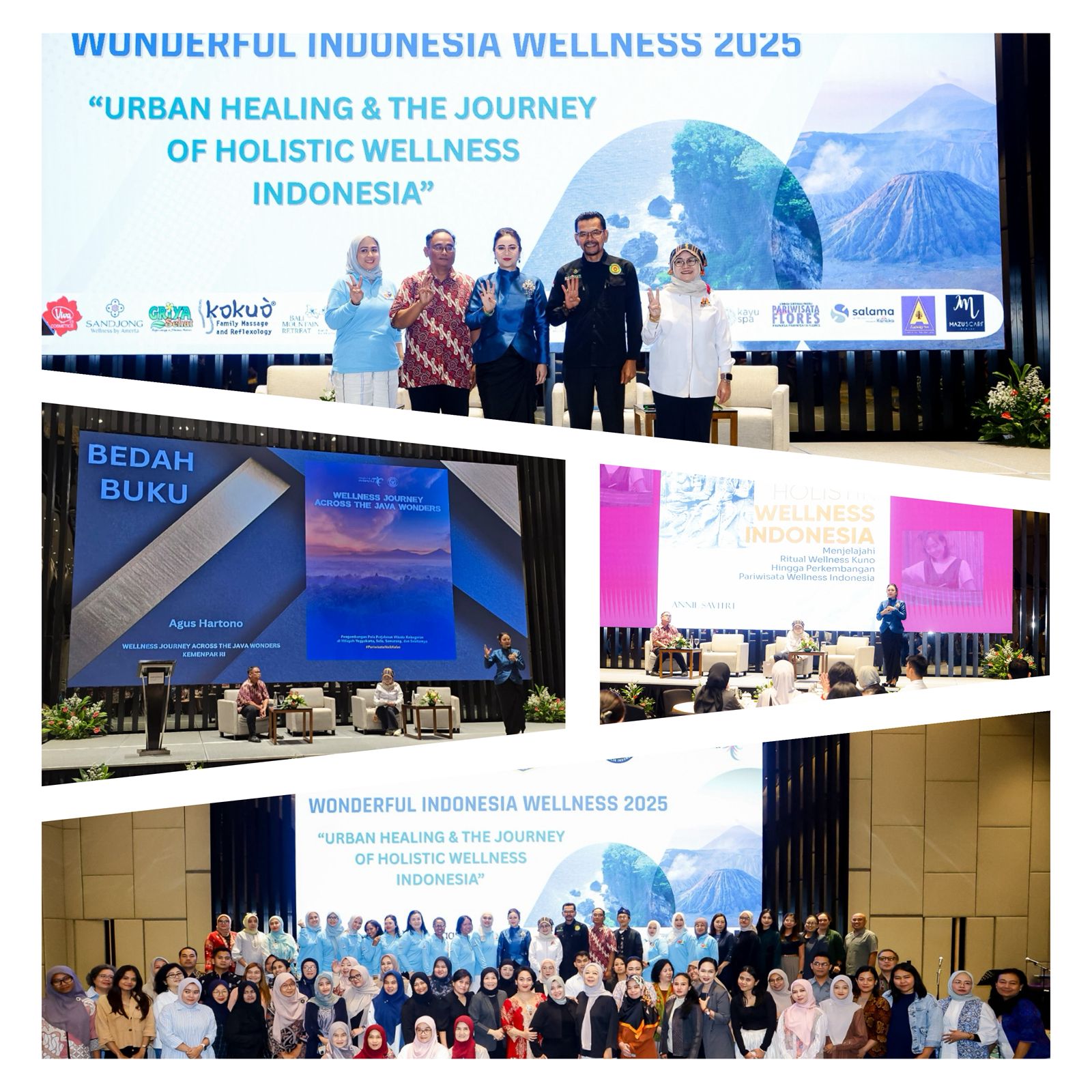 Bedah Buku �Urban Healing & Holistic Wellness Journey of Indonesia� Meriahkan Pekan Wonderful Indone