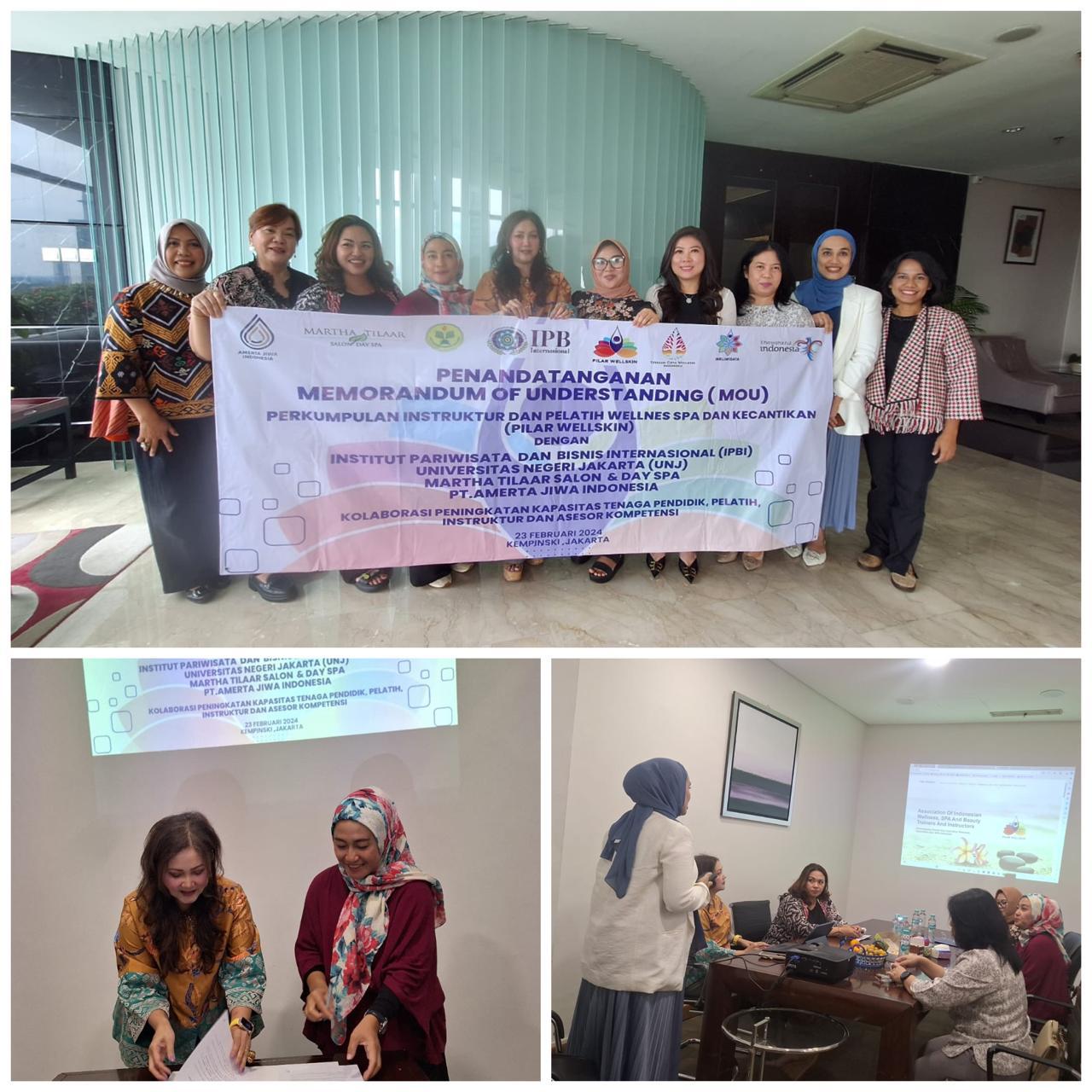 Pertemuan Perkumpulan Instruktur dan Pelatih Wellness SPA dan Kecantikan (Pilar Wellskin) dengan UNJ